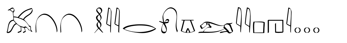 P22 Hieroglyphic Phonetic